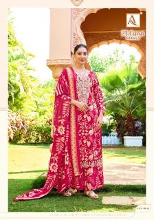 Alok suit 24 carat-5 dress materials wholesale and manufacturers